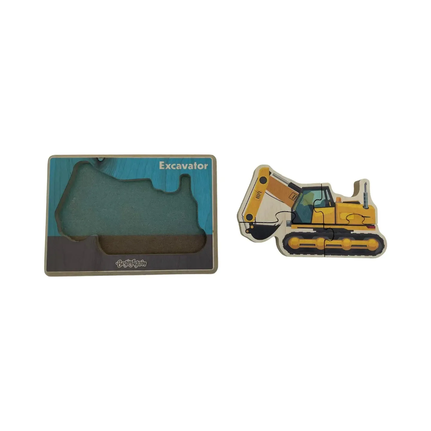 Construction Vehicle Puzzle - Excavator