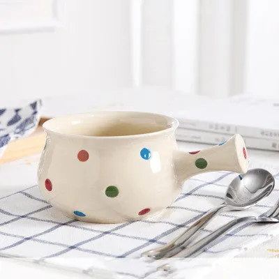 Cute dessert bowl soup bowl set