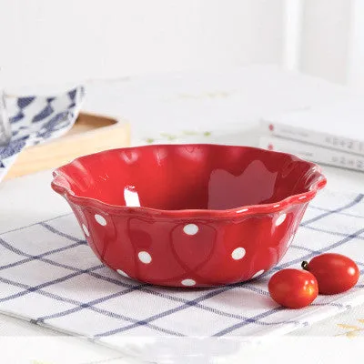 Cute dessert bowl soup bowl set