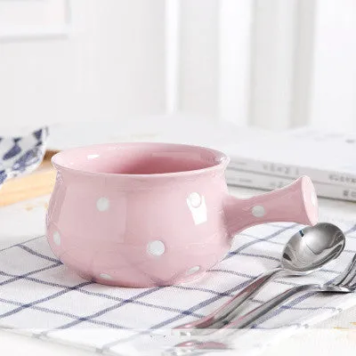 Cute dessert bowl soup bowl set