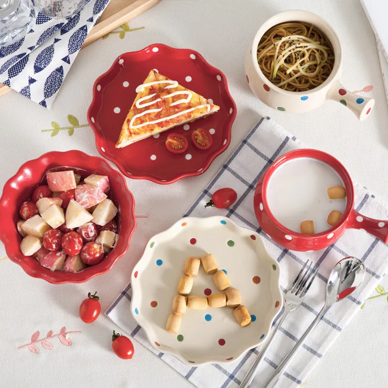 Cute dessert bowl soup bowl set