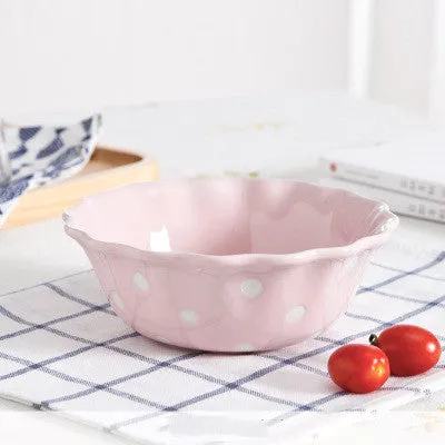 Cute dessert bowl soup bowl set