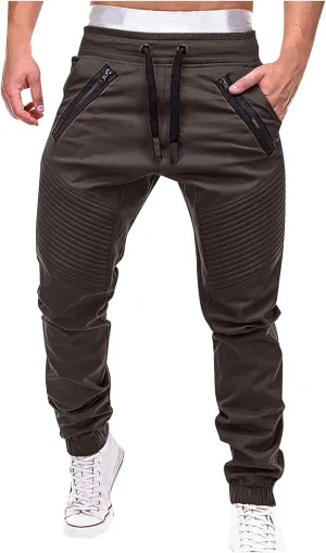 Dudubaby Baggy Pants for Men Men's Sports Casual Jogging Trousers Lightweight Hiking Work Pants Outdoor Pant