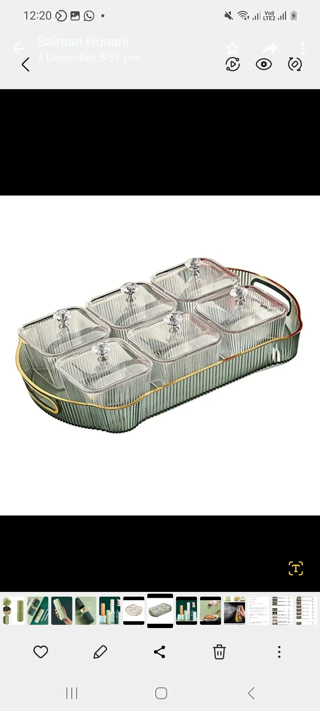 European Style Dry Fruit Tray And Serving Platter