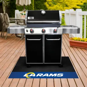 Fanmats Los Angeles Rams Vinyl Grill Mat - 26" x 42"