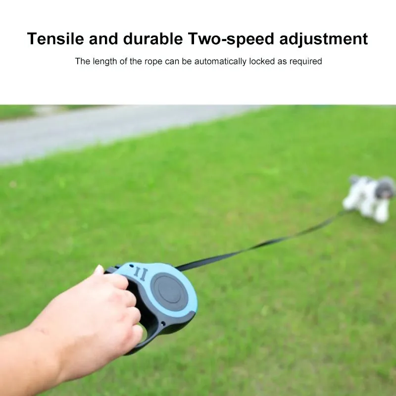 Flexible Retractable Dog Leash For Small To Medium Pets 3M