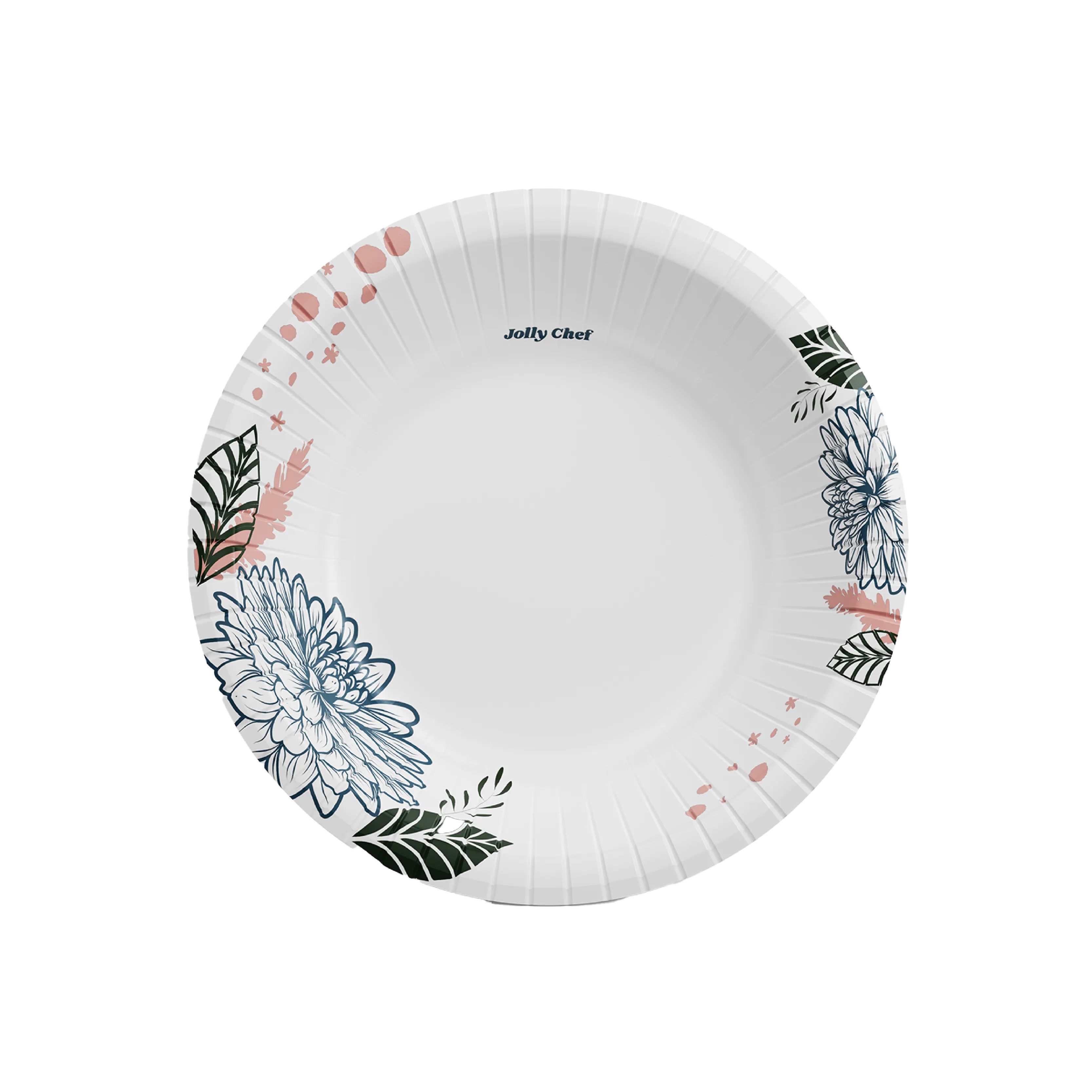 Flower Pattern Paper Bowls
