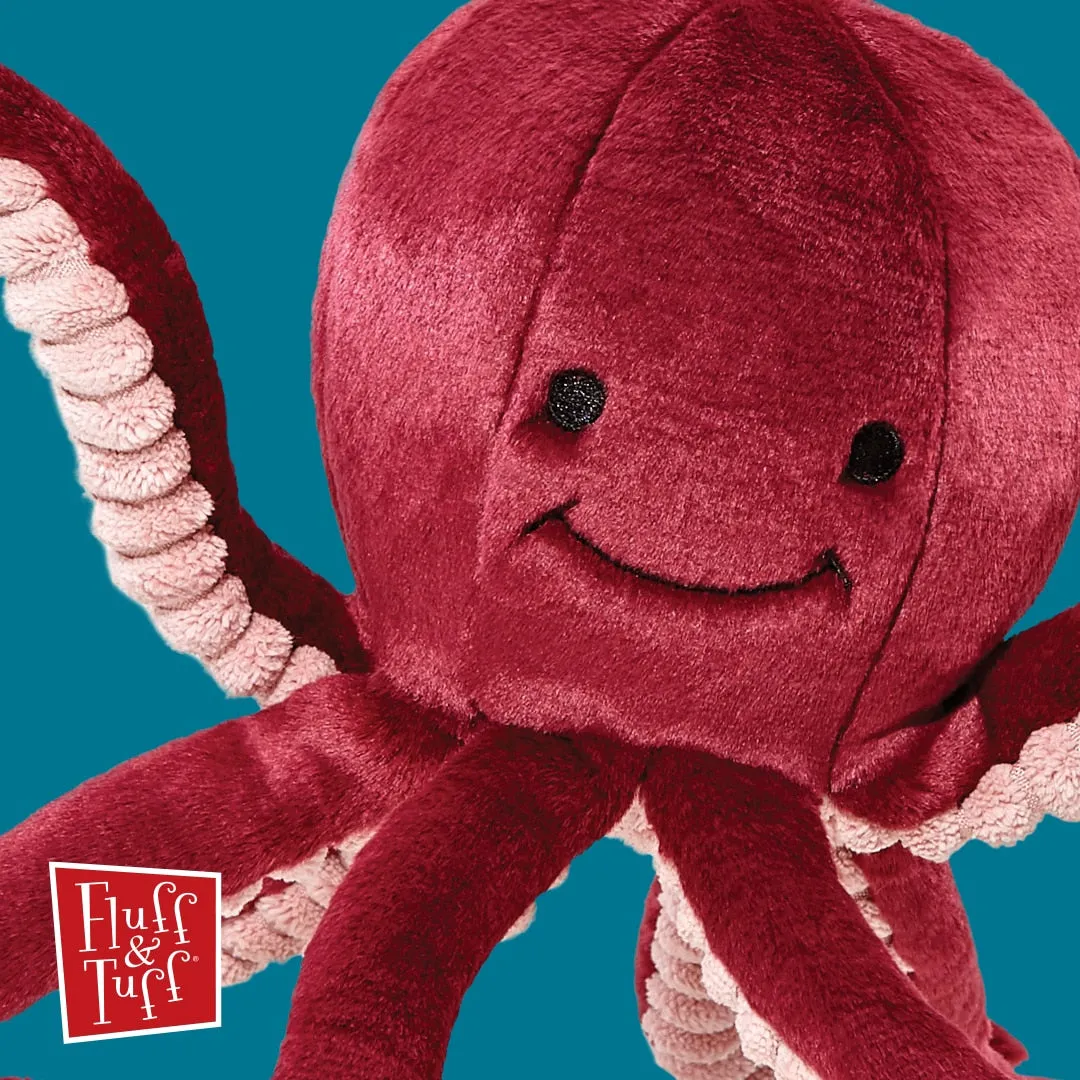 Fluff & Tuff Olympia Octopus Plush Dog Toy