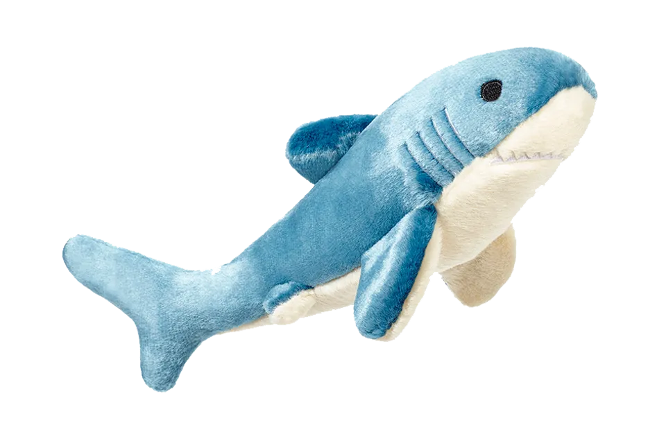 Fluff & Tuff Tank Shark Plush Dog Toy - Wholesale