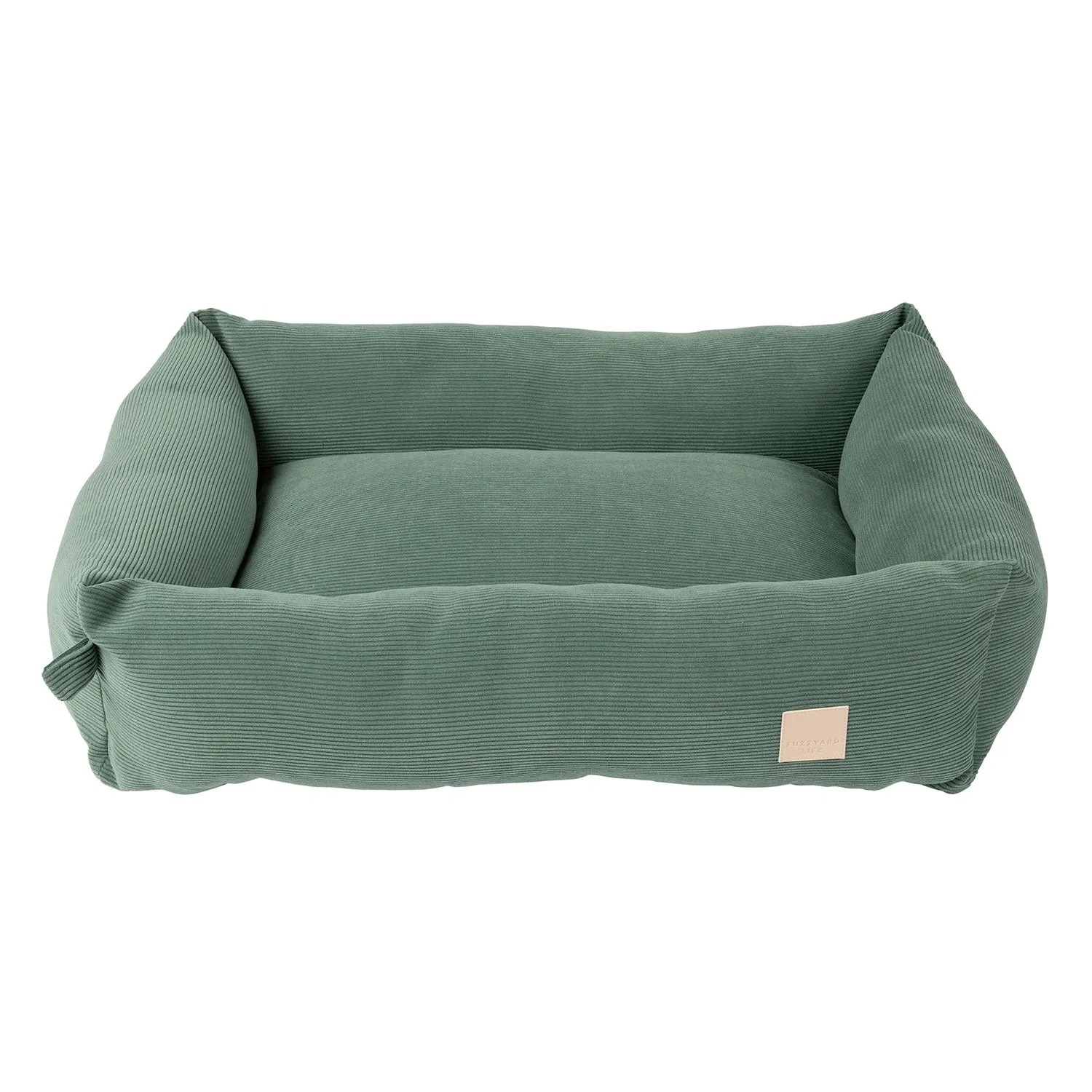 FuzzYard Life Myrtle Green Corduroy Bed