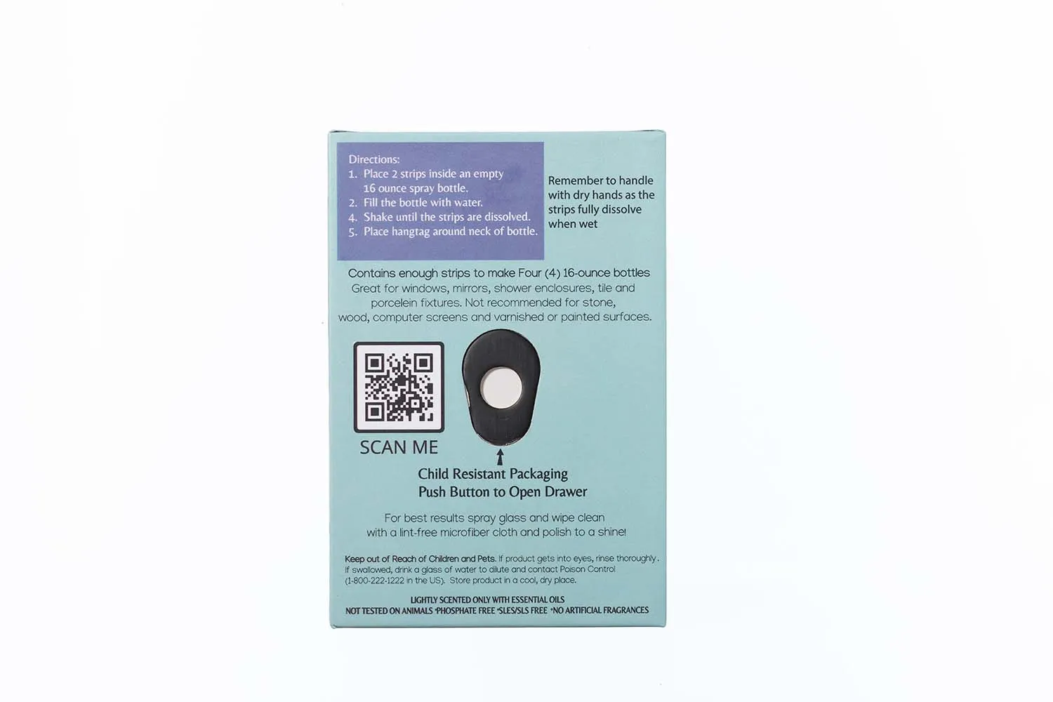 Glass & Window Cleaning Strips - 8 Strips