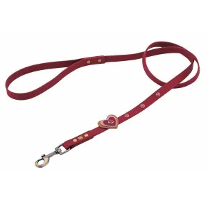Heart Pink Cat Eye Dog Leash