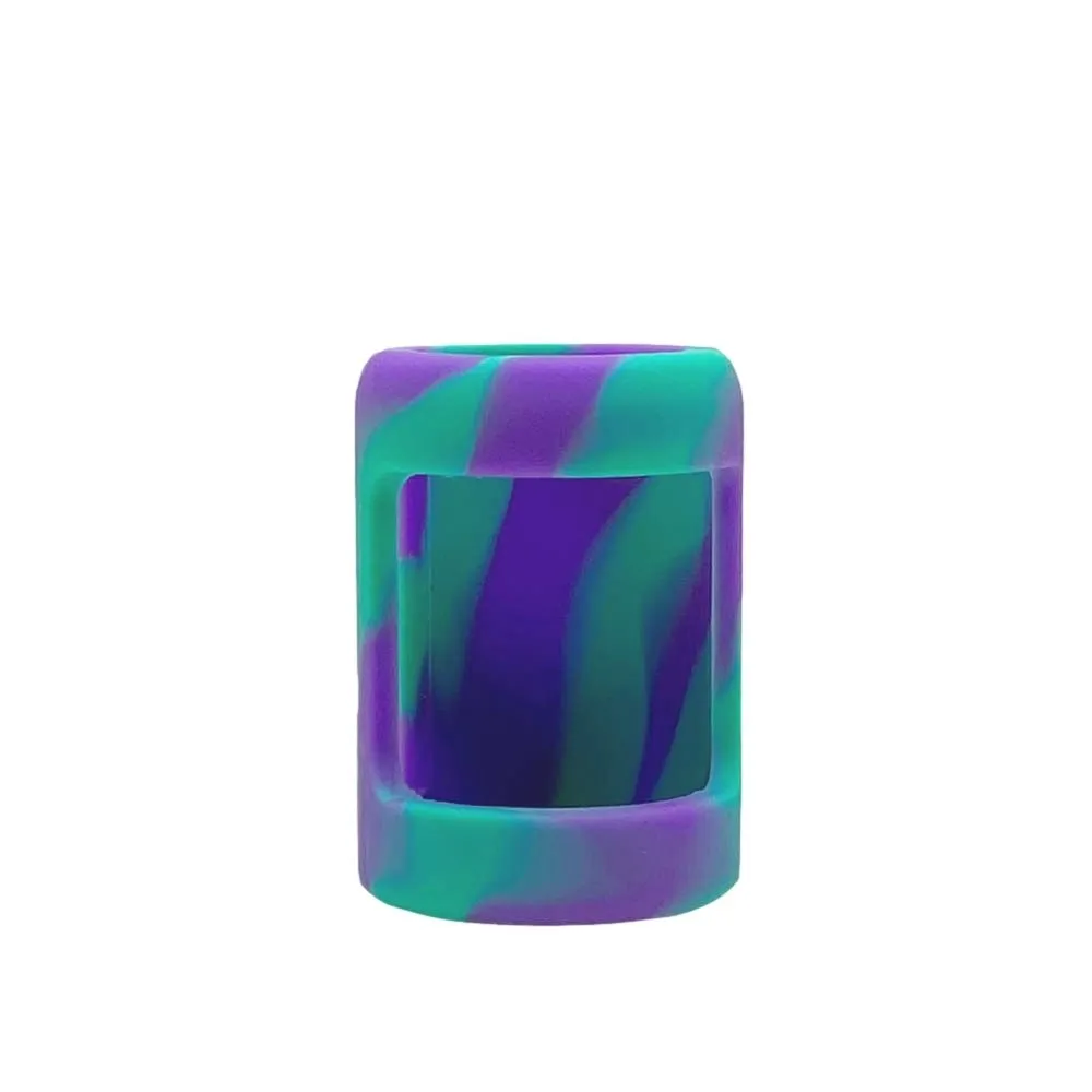 Insulin Vial Protective Silicone Sleeve- Purple-Green
