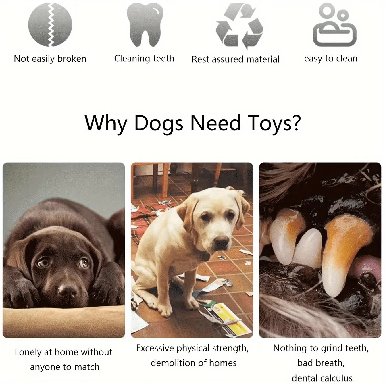 Interactive Plush Toy for Dogs Durable Cartoon Cow Design