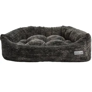 Jax & Bones Napper Bed - Silky Charcoal Fur