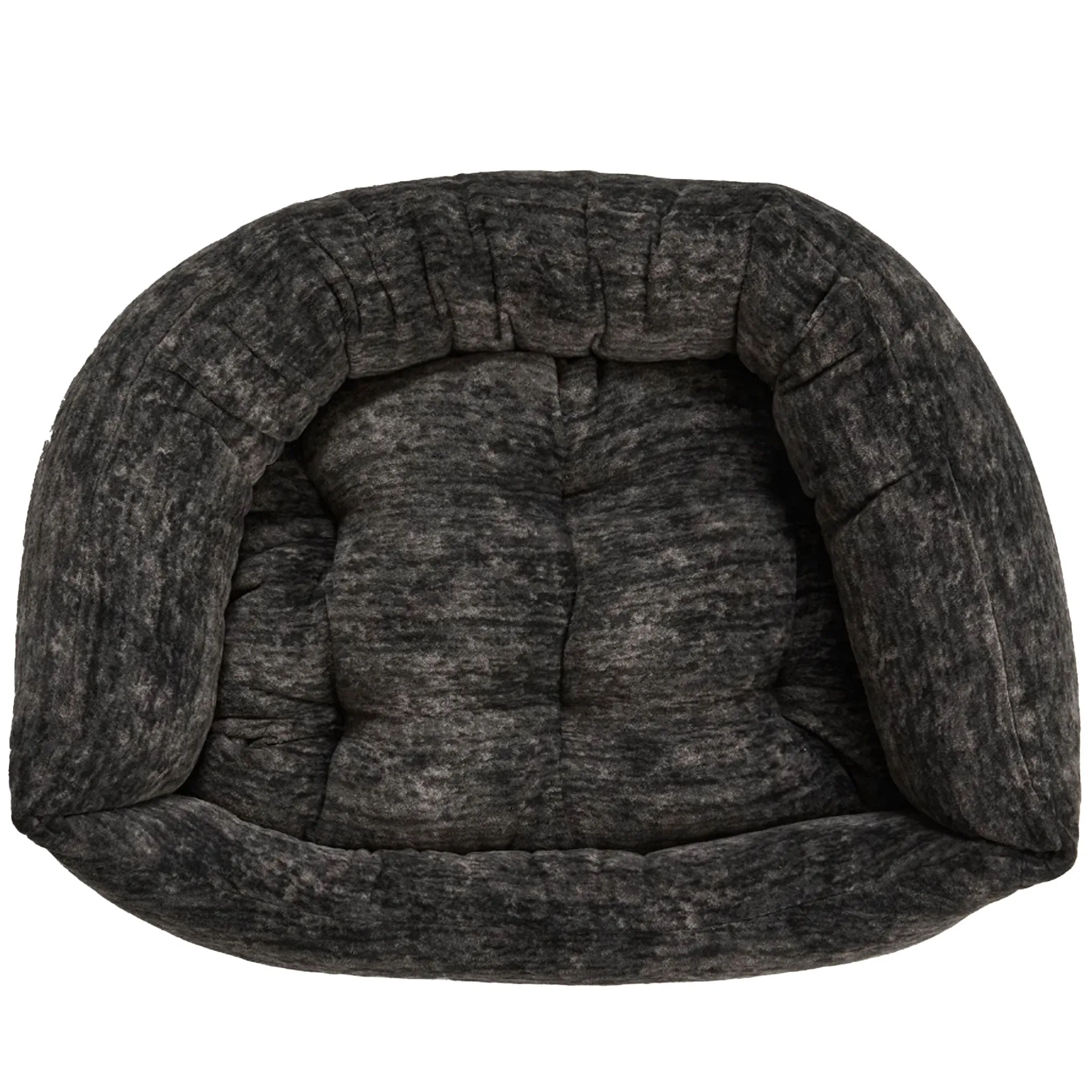 Jax & Bones Napper Bed - Silky Charcoal Fur