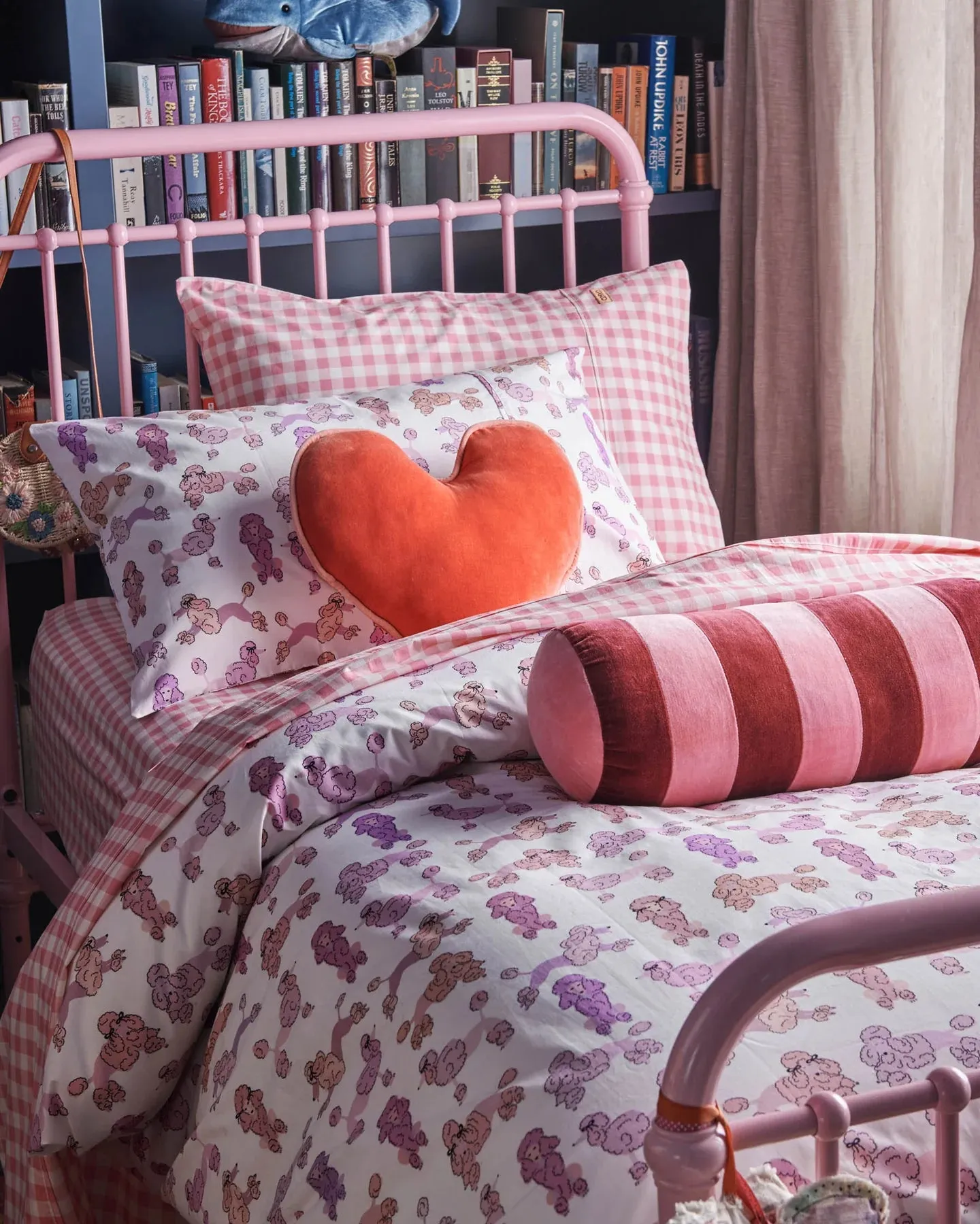 Kip & Co Pink Poodle Pillowcase