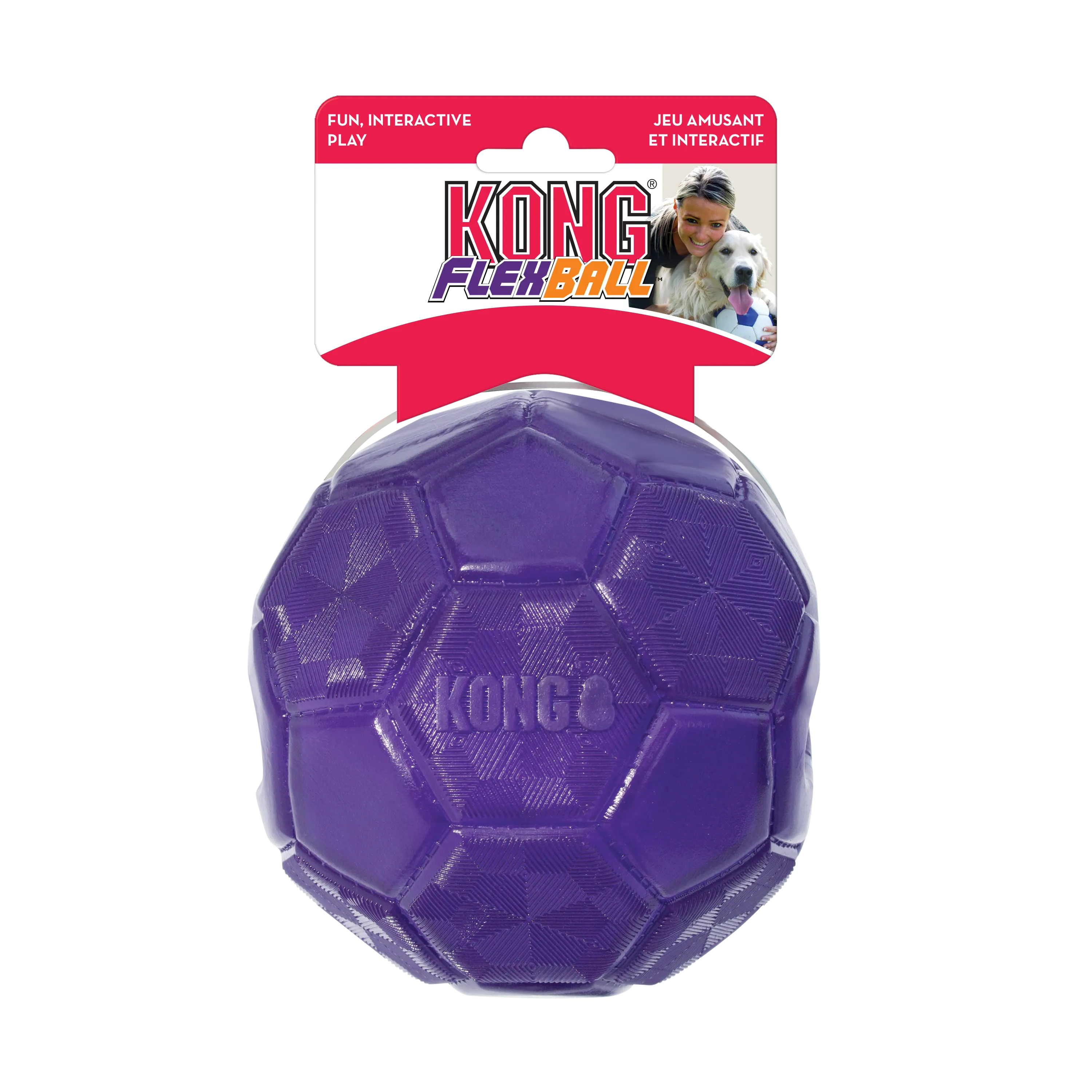 KONG | Durable Dog Ball Toy | Flexball - Medium/Large