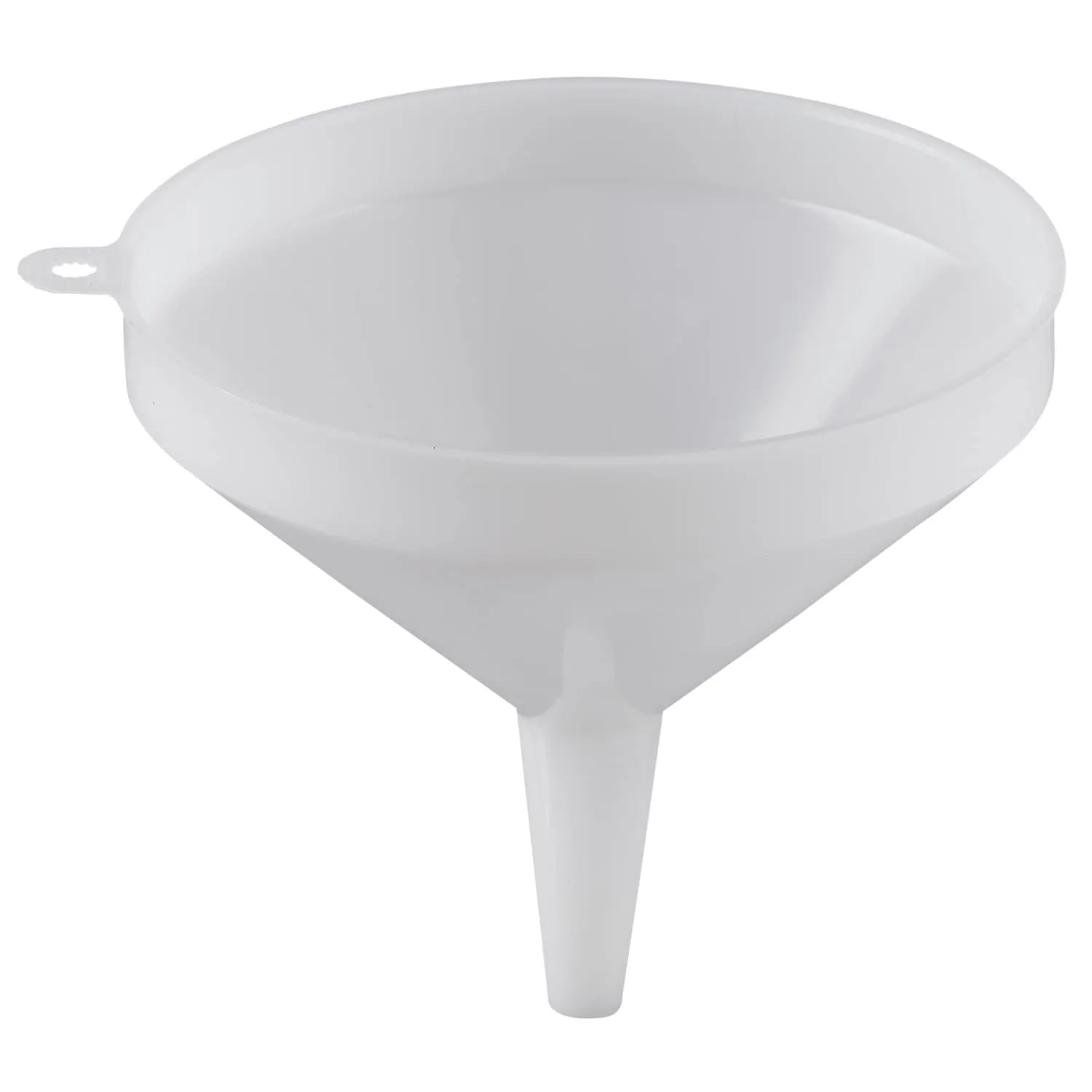 Kuber Industries All Purpose Wide-Mouth Plastic Funnel for Quick and Clean Transferring Liquids, Between Pitchers, Bottles, Cans and Containers- Pack of 2 (Tranasparent) -50KM01124