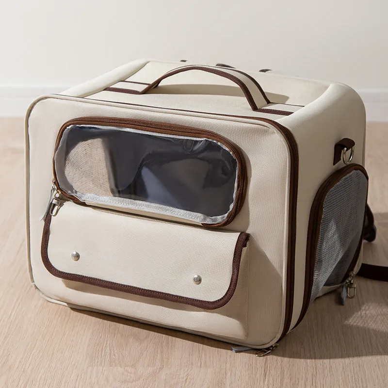 Large Capacity Dogs And Cats Backpack Light-proof Double Layer / Mochila para perros y gatos de gran capacidad, resistente a la luz y de doble capa