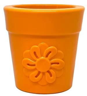 Large Flower Pot Durable PUP-X Rubber eCup Treat Dispenser & Enrichment Toy