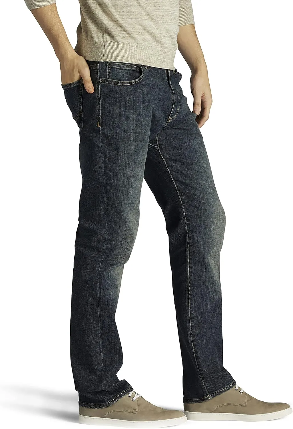 Lee Men's Big & Tall Extreme Motion Straight Taper Jean