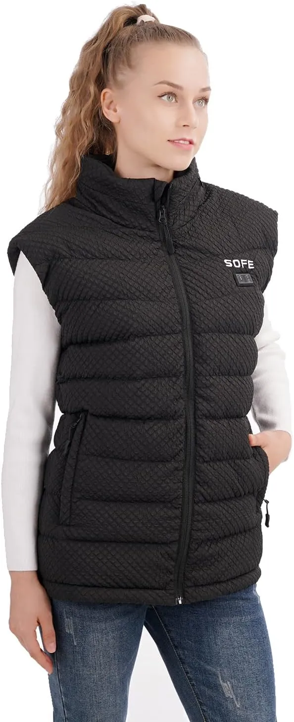 Lightweight Heated Vest for Men/Women with Battery Pack Rechargeable Electric Heated Apparel Battery Included