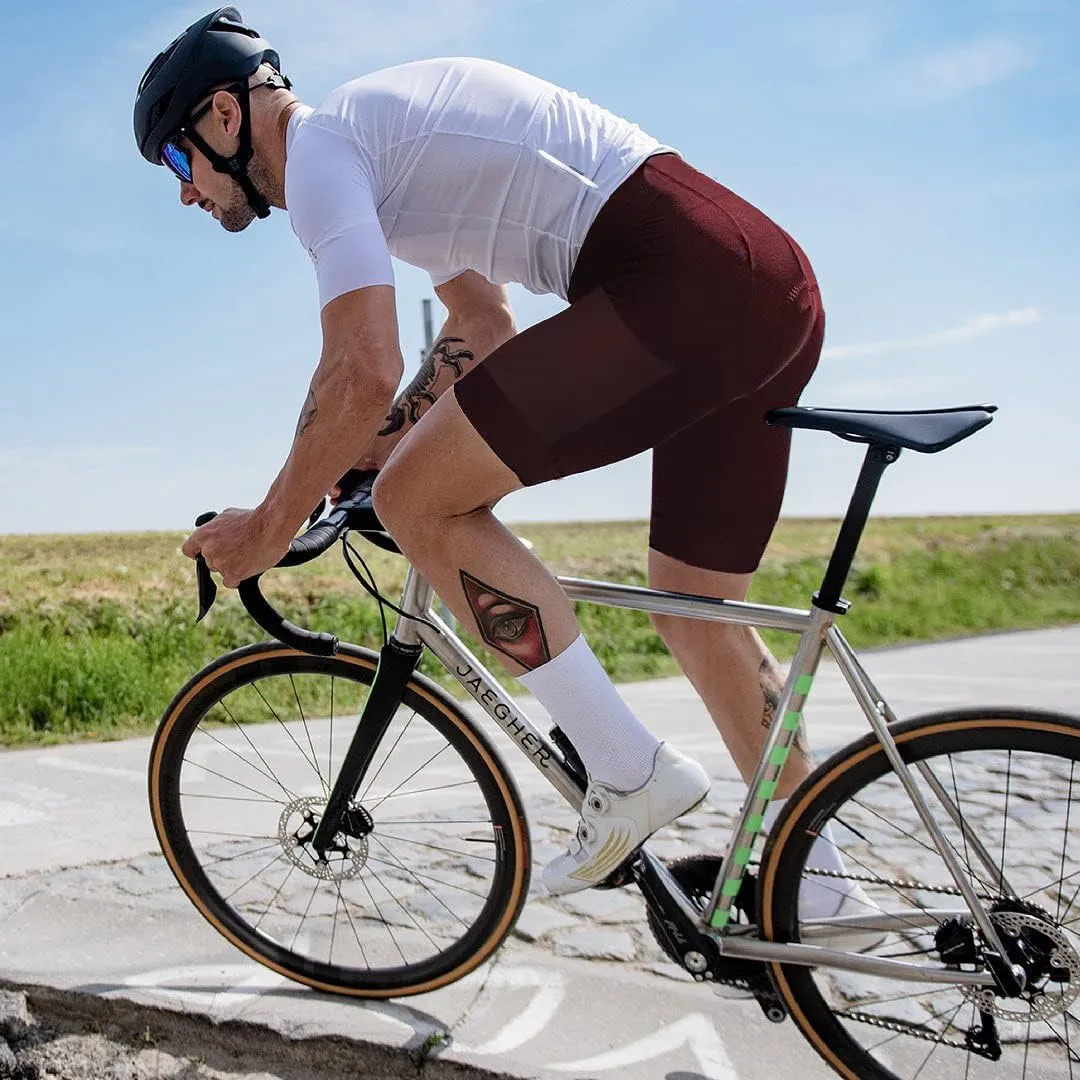Logas Cycling Bib Shorts Men Cycling Shorts with Shoulder Straps Bike Biking Bibs with 4D Padding Breathable Quick-Dry