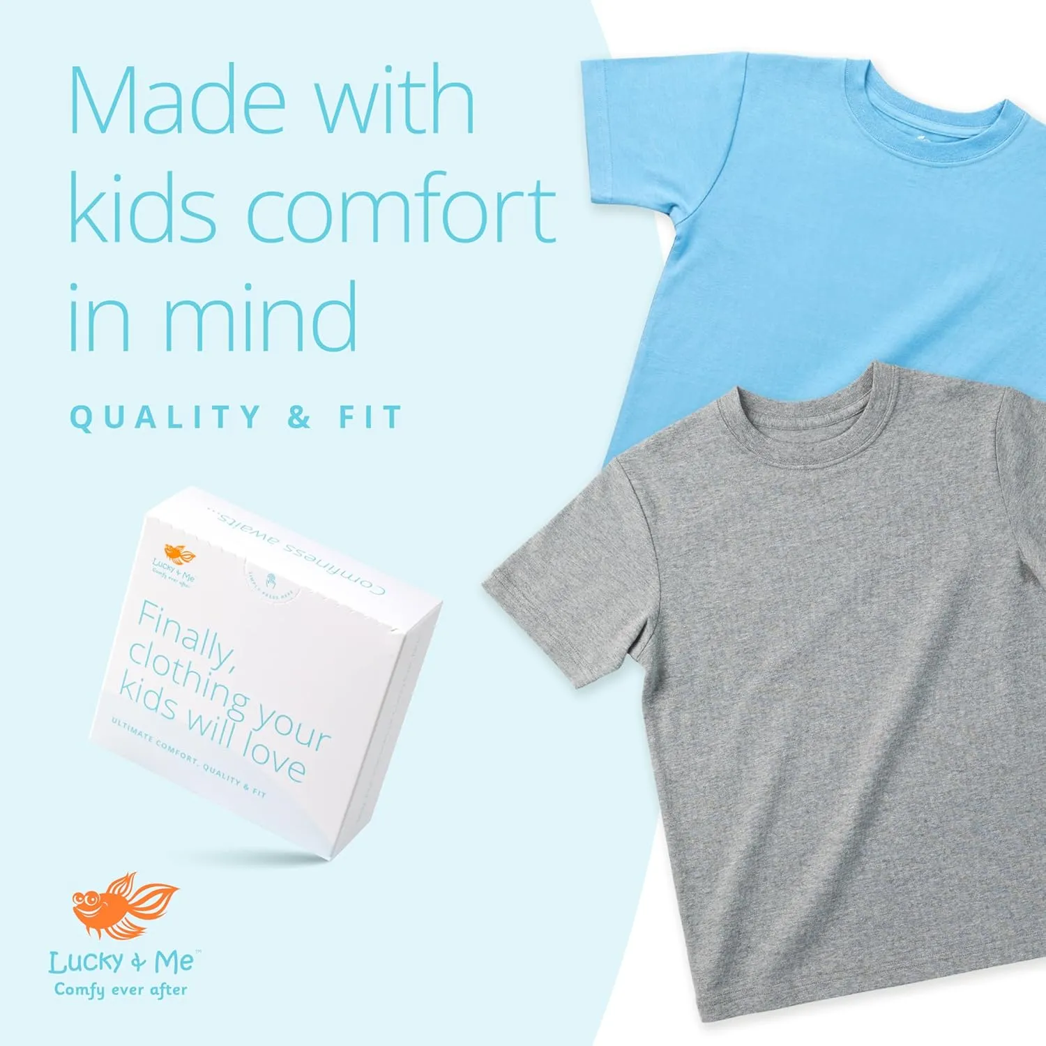 Lucky & Me | Logan Boys Classic Crew Neck T-Shirt 3-Pack Essentials