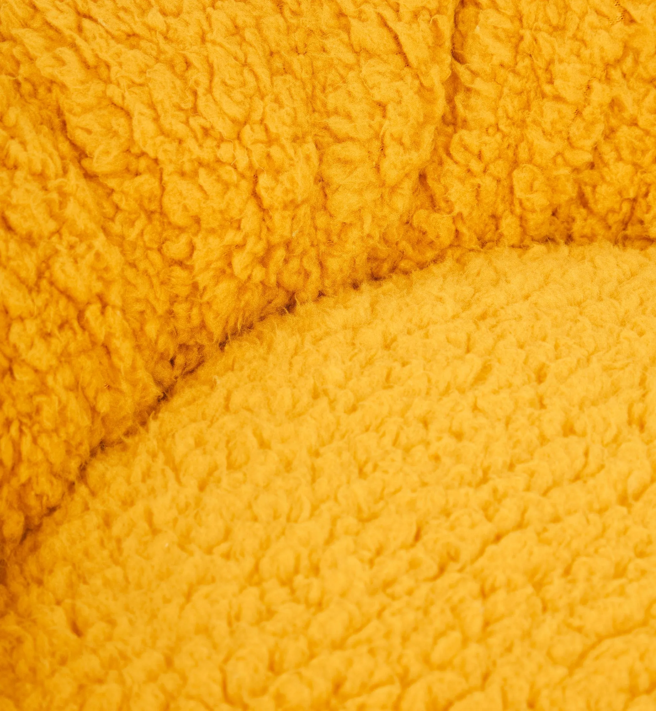 Luxury Round Donut Calming Dog Bed in Yellow