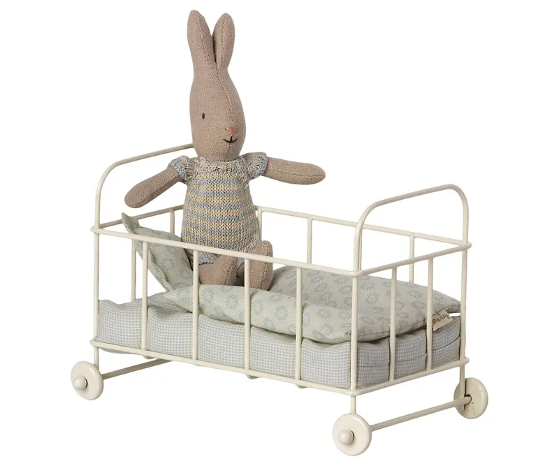 Maileg Micro Cot Bed - Blue