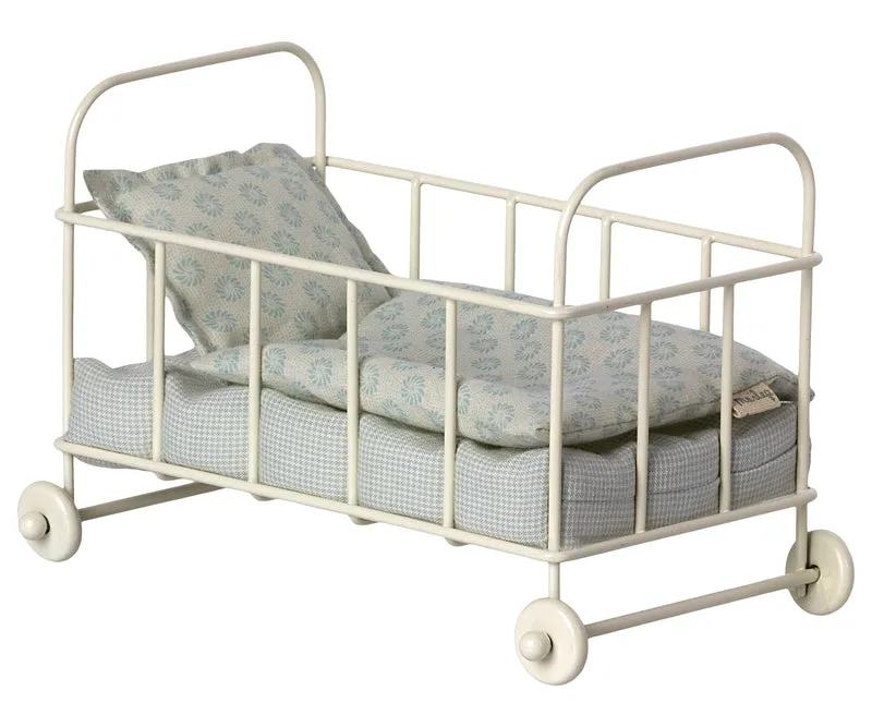 Maileg Micro Cot Bed - Blue