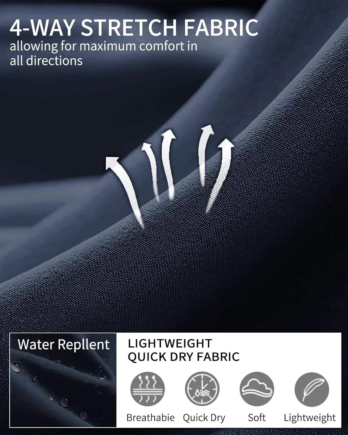 Mens 7 inch Golf Pants