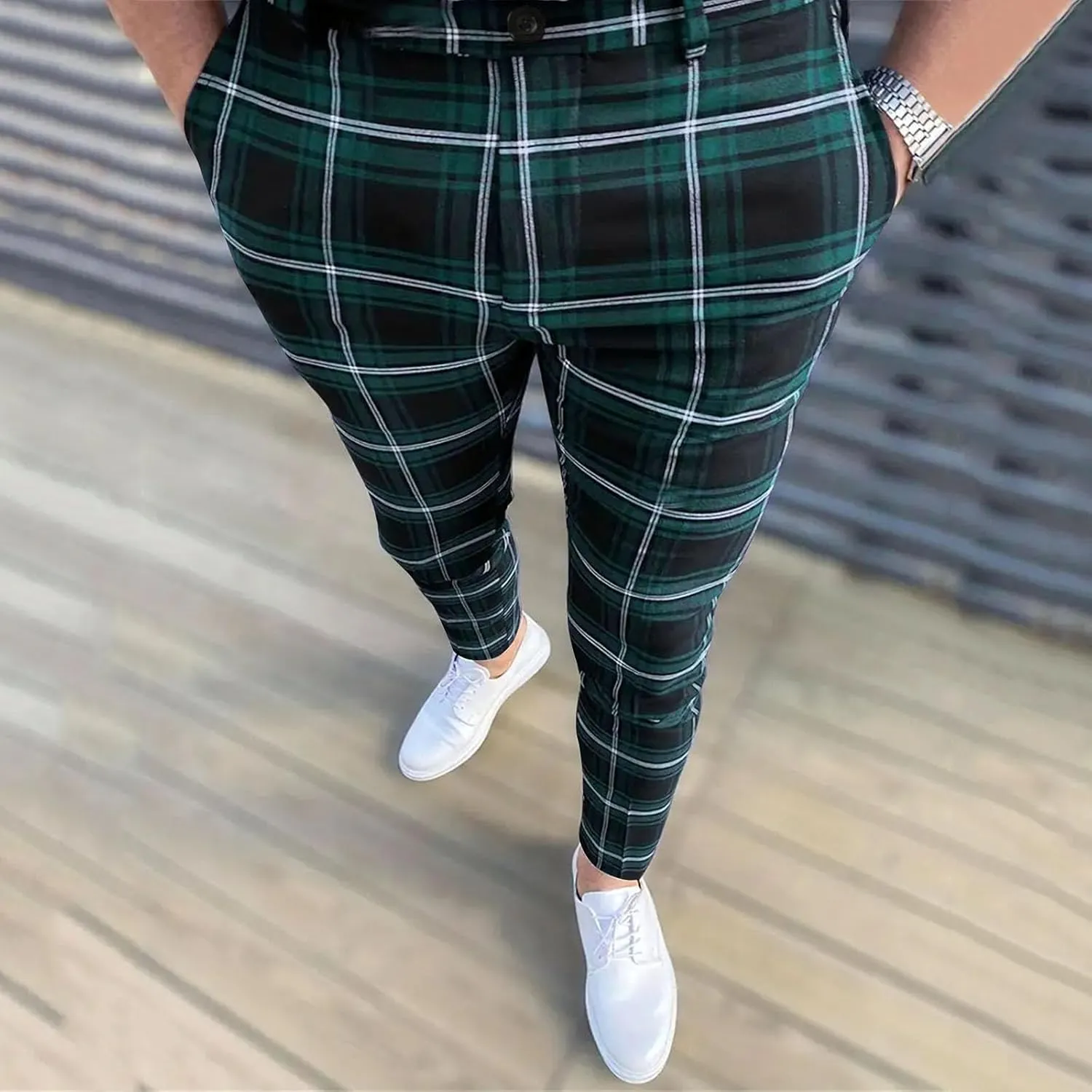 Mens Casual Fall Pants Men Lightweigt Jogging Trousers Mens Cargo Trousers Cotton Slim Fit Chinos Mens Plain Trousers