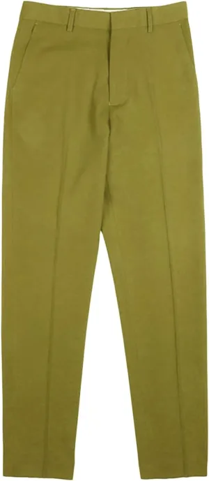 Men'S Flat Front Straight Fit Dress Pant Casual Skinny Stretch Chinos Pants Slim Fit Business Pant With Pocket (29,Green), Green, 29