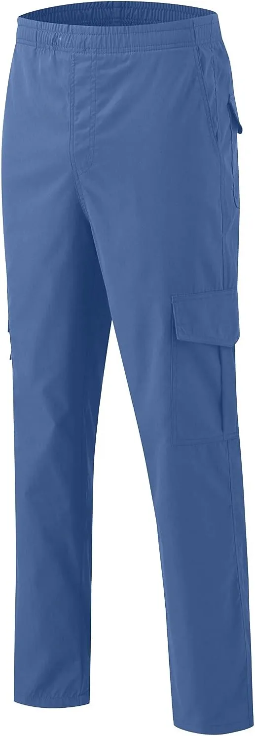 Men's Joggers Cargo Pants Drawstring Fashion Pants Sweatpants Casual Work Chino Pants with Pockets for Men
