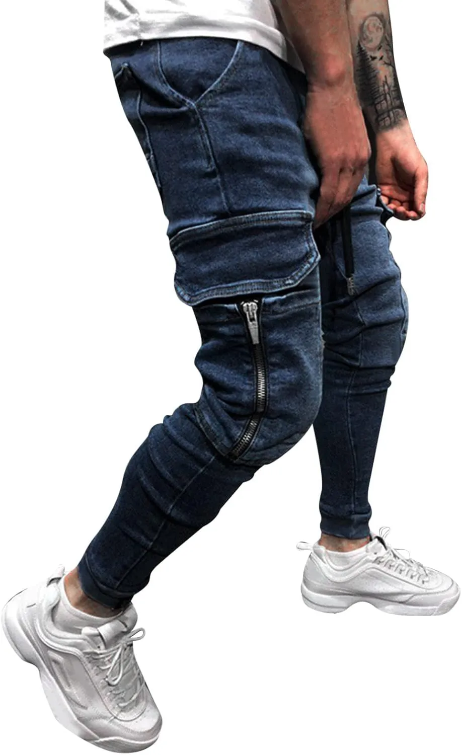 Men's Regular Jeans Men's Slim Chino Pants Men Chino Pants Slim Fit Stretch Bodycon Trousers Casual Men's Dress Pants
