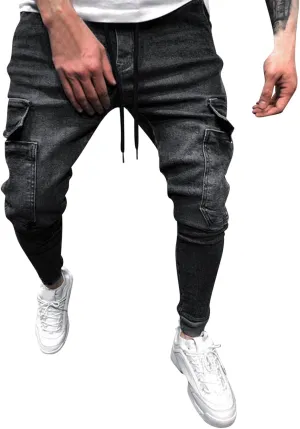 Men's Regular Jeans Men's Slim Chino Pants Men Chino Pants Slim Fit Stretch Bodycon Trousers Casual Men's Dress Pants