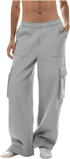 Men's Slim Fit Chino Pants Men's Pants Chain Men's Heavyweight Fleece Cargo Pantsmen's Military Cargo Tactical Pants