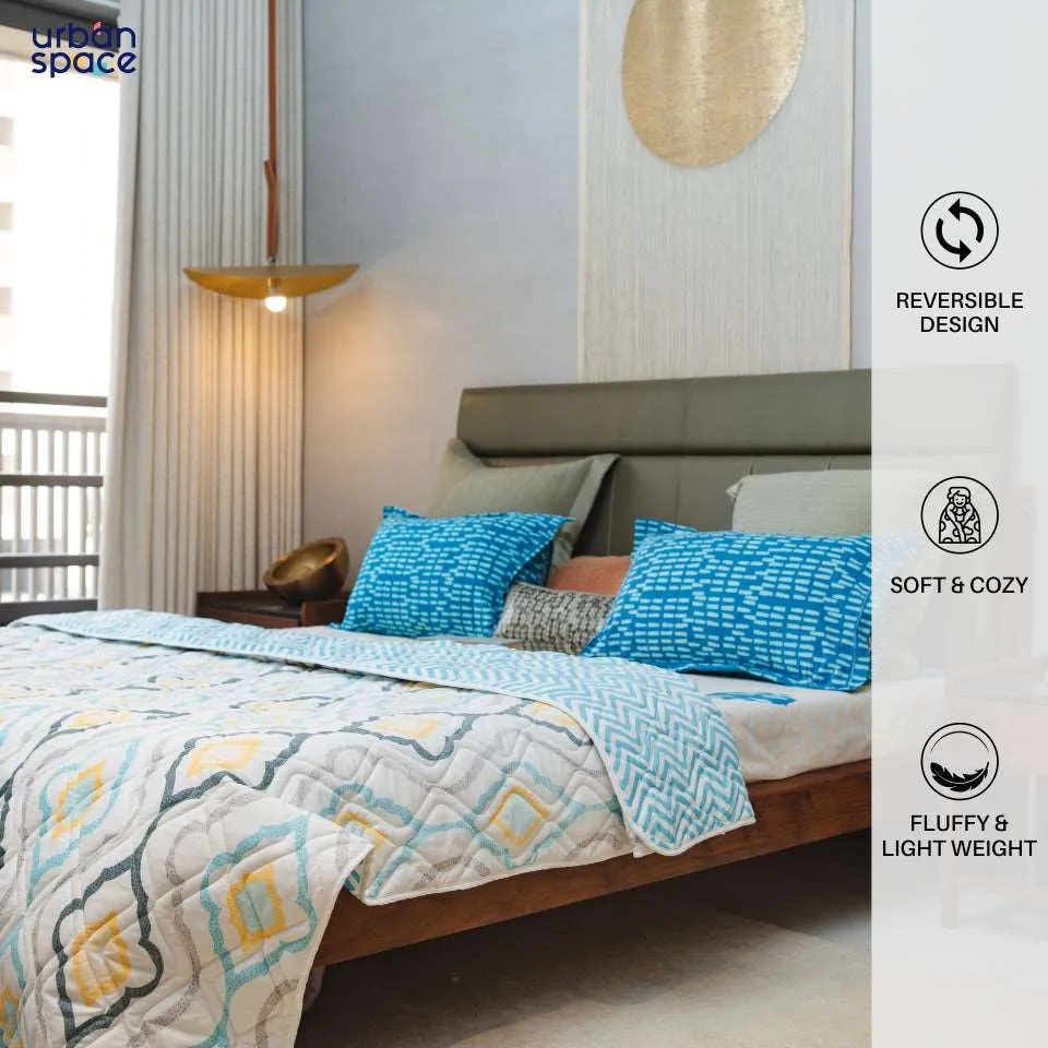 Microfiber 120 GSM All Season AC Blanket / Dohar for bedroom - Morocco