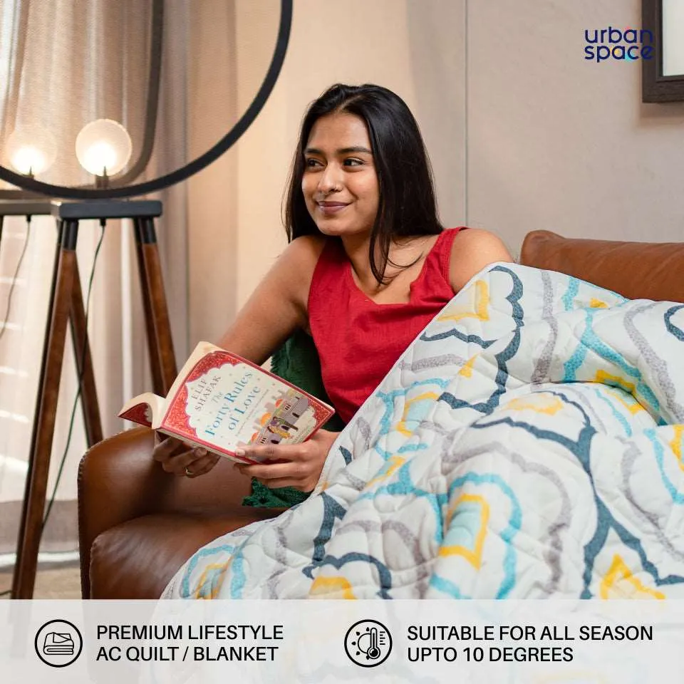 Microfiber 120 GSM All Season AC Blanket / Dohar for bedroom - Morocco