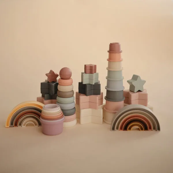 Mushie Stacking Rings Toy Original