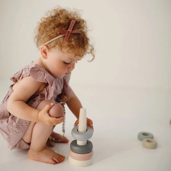 Mushie Stacking Rings Toy Original