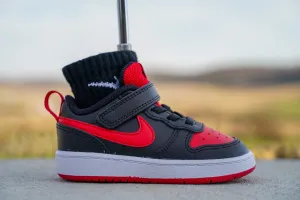 Nike Court Borough Low 2 [UNIVERSITY RED BLACK] Standing Sneaker Putter Cover