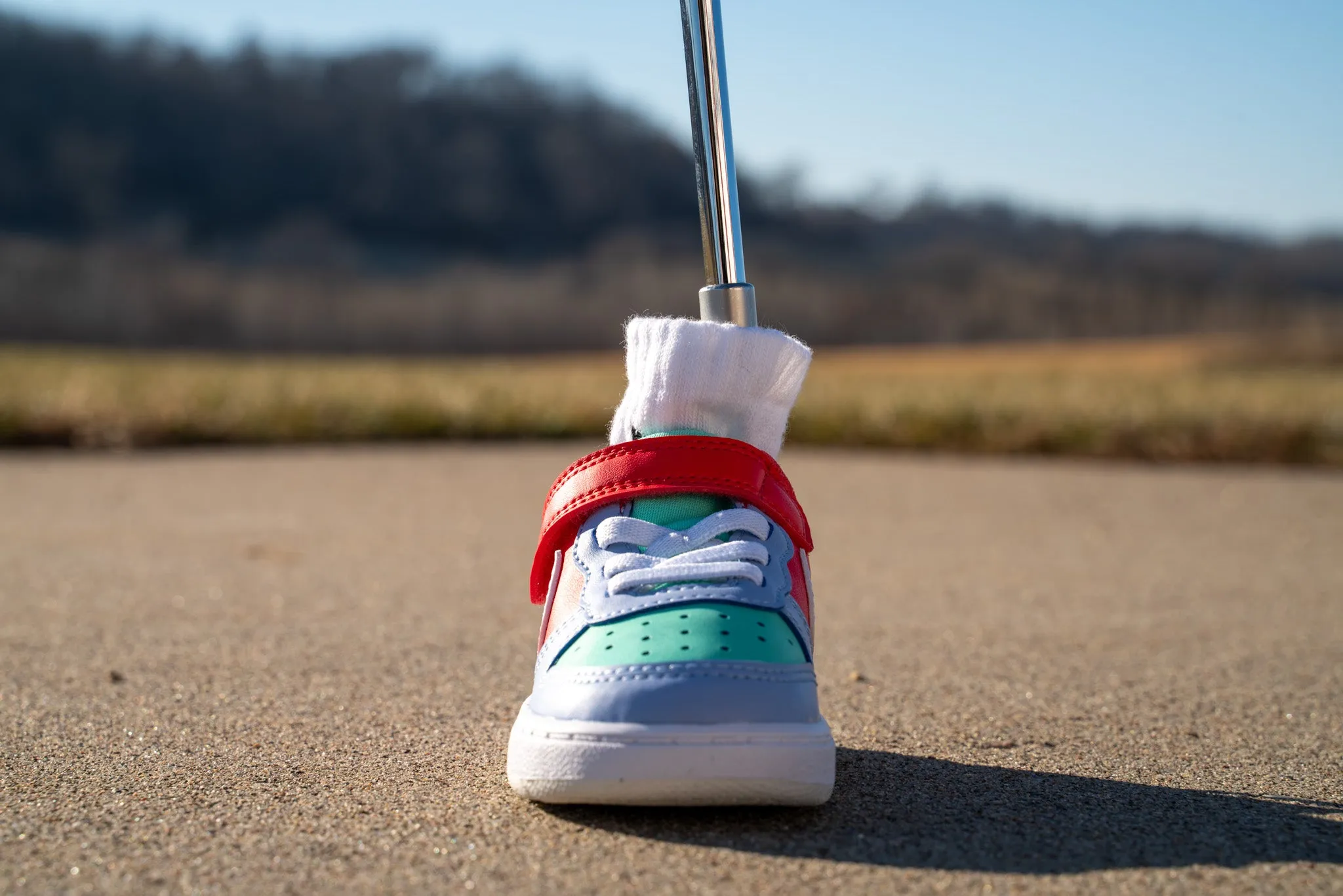 Nike Court Borough Low Recraft [COBALT BLISS RED] Standing Sneaker Putter Cover