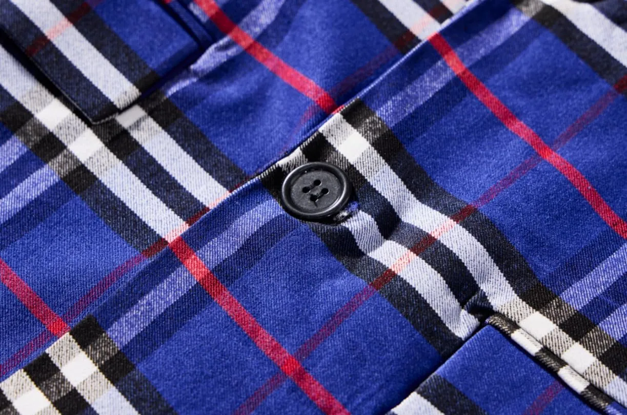 NOVOCCT Men's Plaid Slim Fit Blazer Jacket, Lightweight 2-Button Casual Sport Coat, Formal & Everyday Blazer for Men