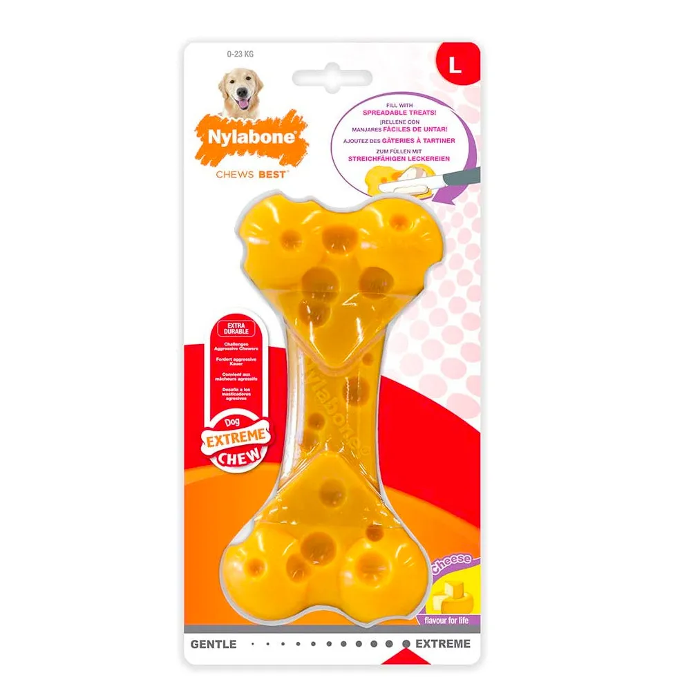 Nylabone Extreme Chew Cheese Bone