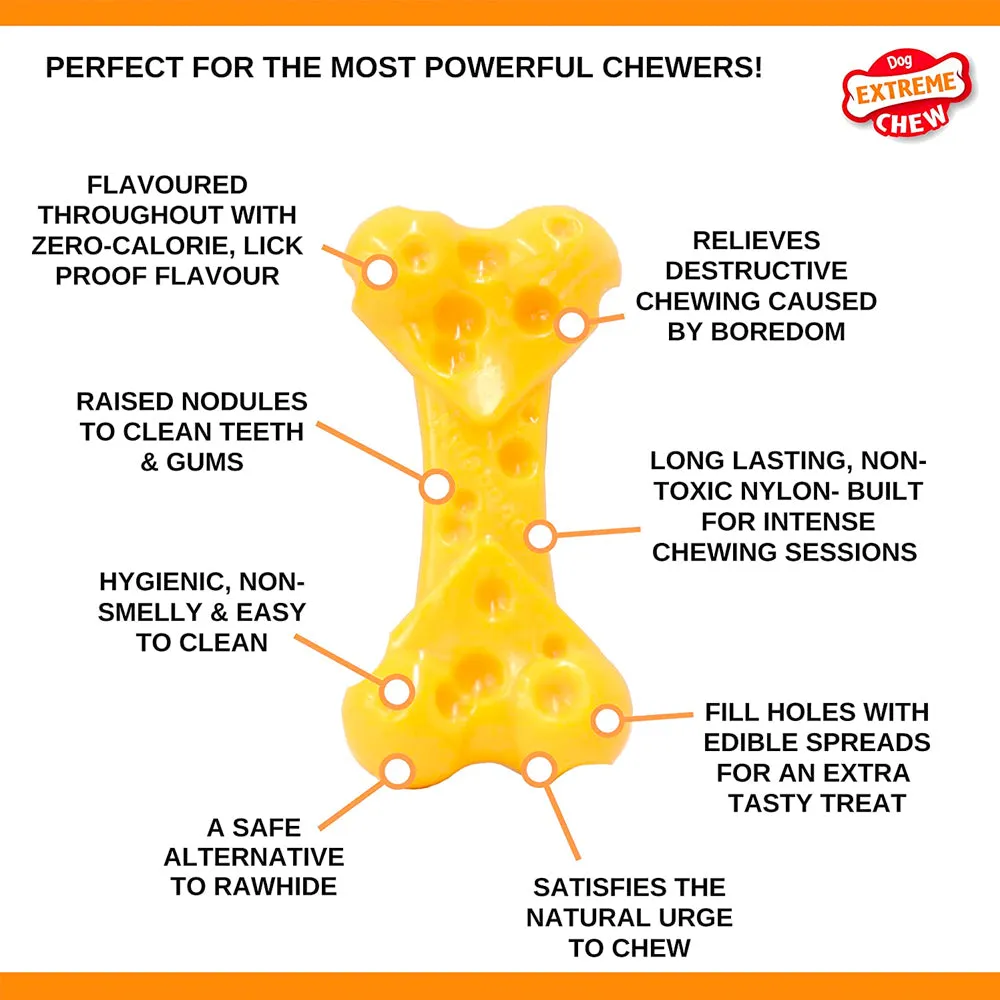 Nylabone Extreme Chew Cheese Bone