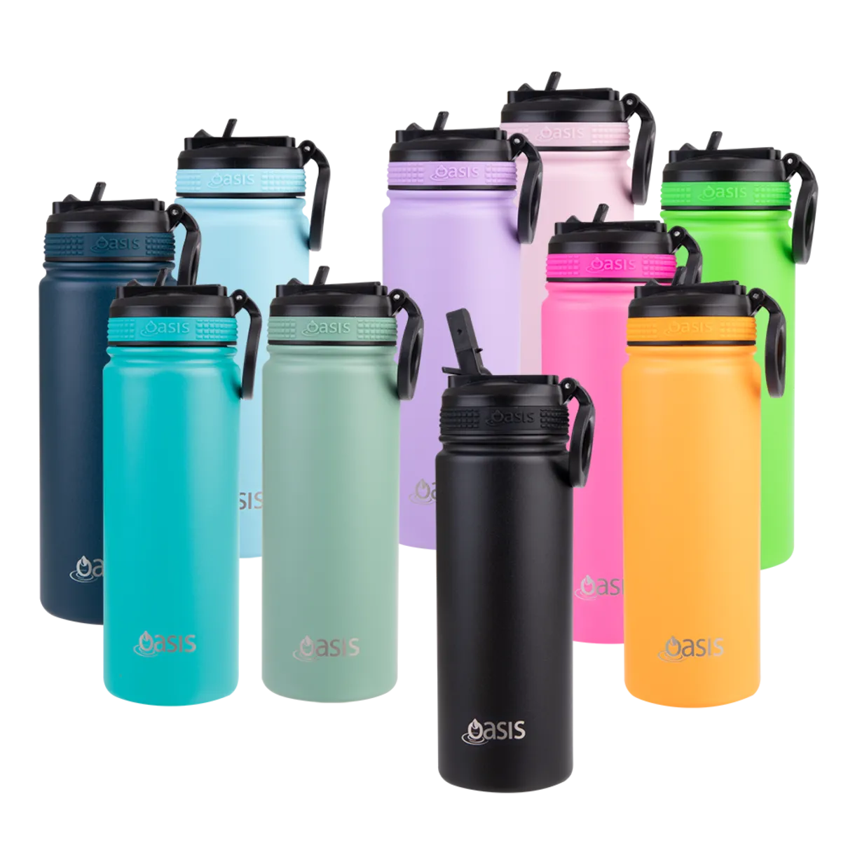 Oasis Challenger Insulated 550ml Drink Bottle - Carnation