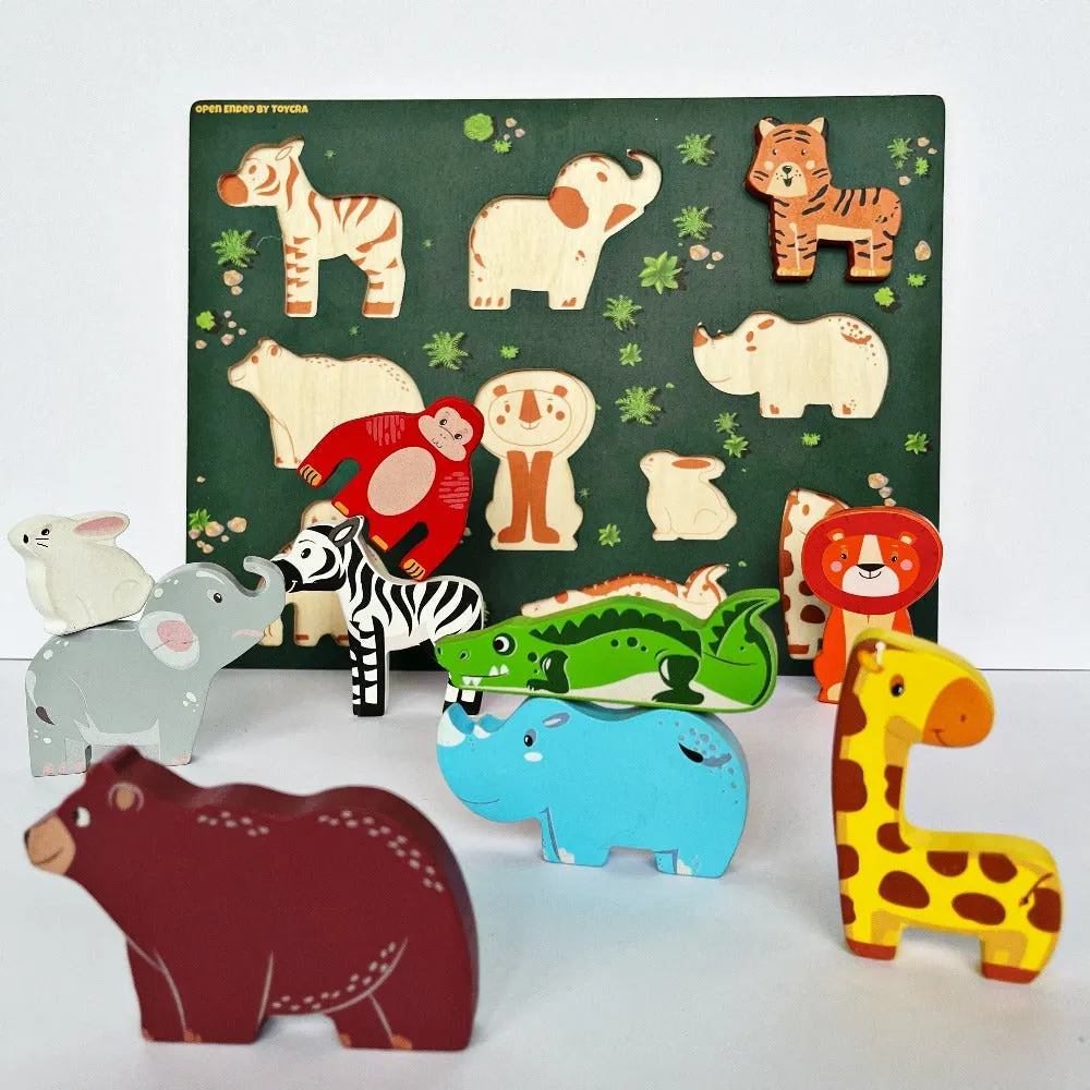 Open Ended Chunky Puzzle - Animals